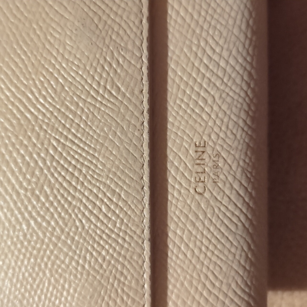 Celine Cream Leather Wallet - Picture 2 of 10